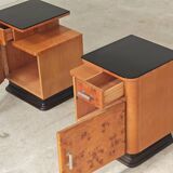 Jindrich Halabala dressing table and bedside tables for Up Zavody 1950
