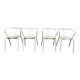 Suite of 4 garden armchairs