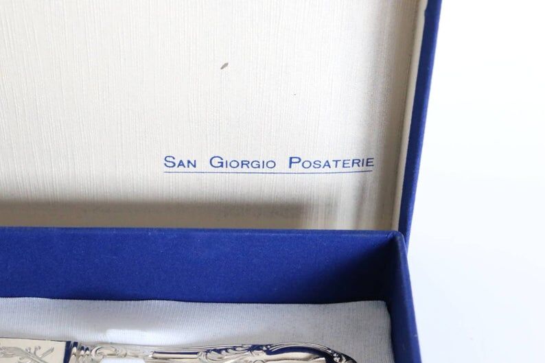 Italian cutlery service San Giorgio Posaterie, silver 800/1000
