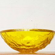 Vintage Italian Large Rare Yellow Moon Bowl from Mario Bellini for Kartell