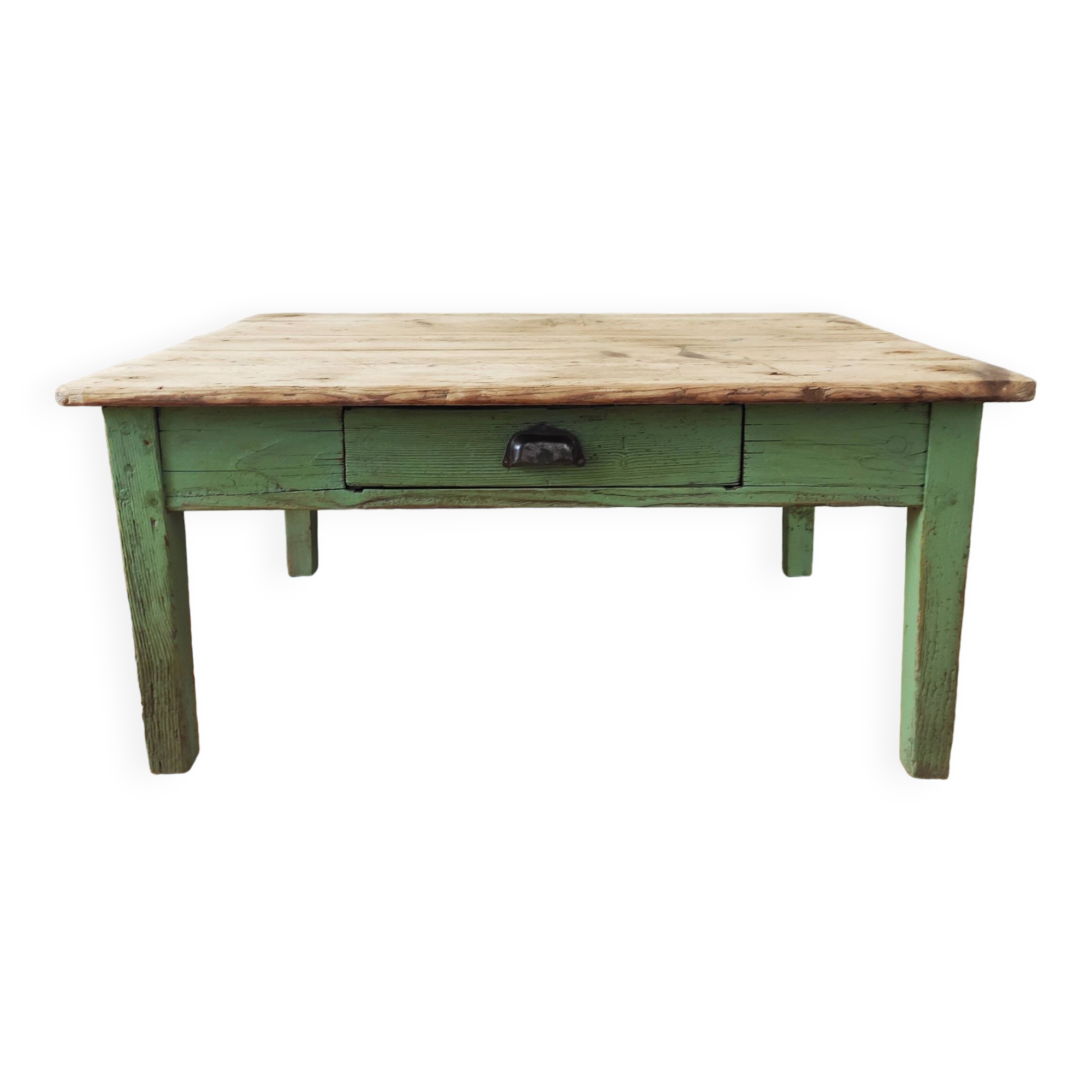 Weathered farmhouse coffee table