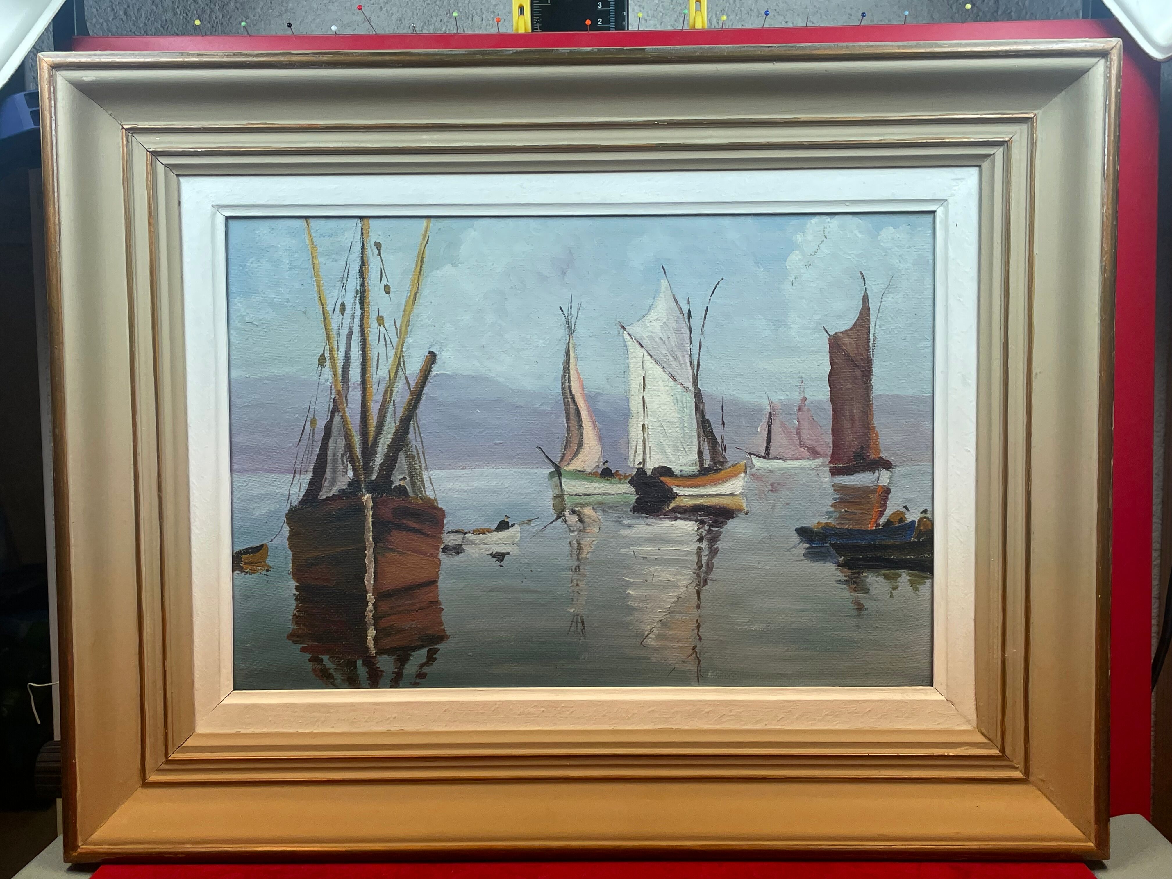 Table Marine, boats Sailboats, Fishermen