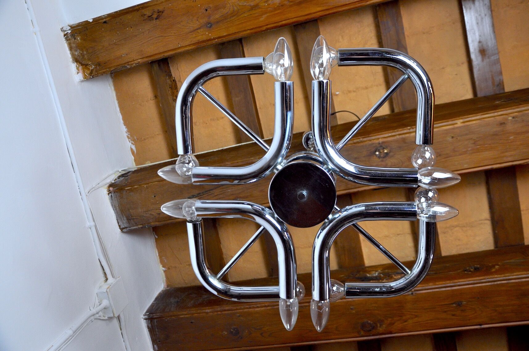 Regency Space-Age chandelier, Italy, 1970