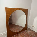 Scandinavian teak mirror 50s