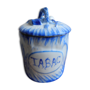 Pot à tabac porcelaine