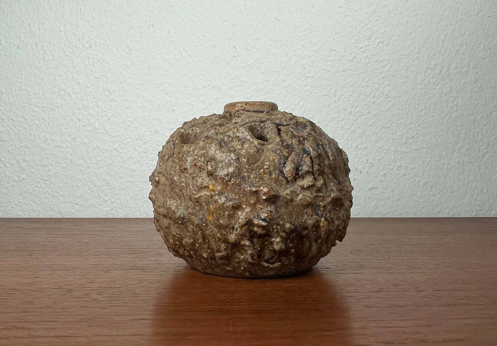 Mid-Century Modern Danish Studio Pottery Hedgehog Candleholder from Sejer Keramik, 1960s