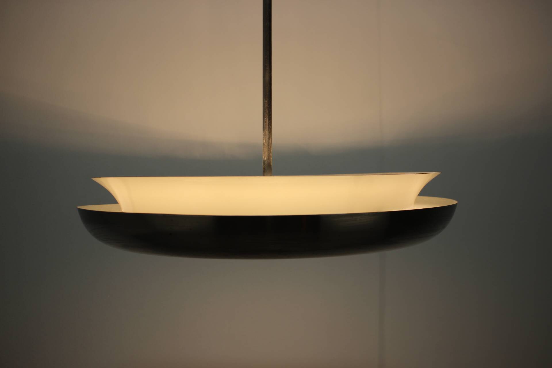 UFO-shaped Art Deco pendant by Josef Hůrka for Napako, 1930s