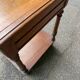 20th-century solid oak dressing table.
