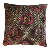Housse de coussin kilim turque vintage, 55 x 55 cm