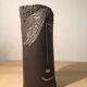 Ceramic vase face, black and white