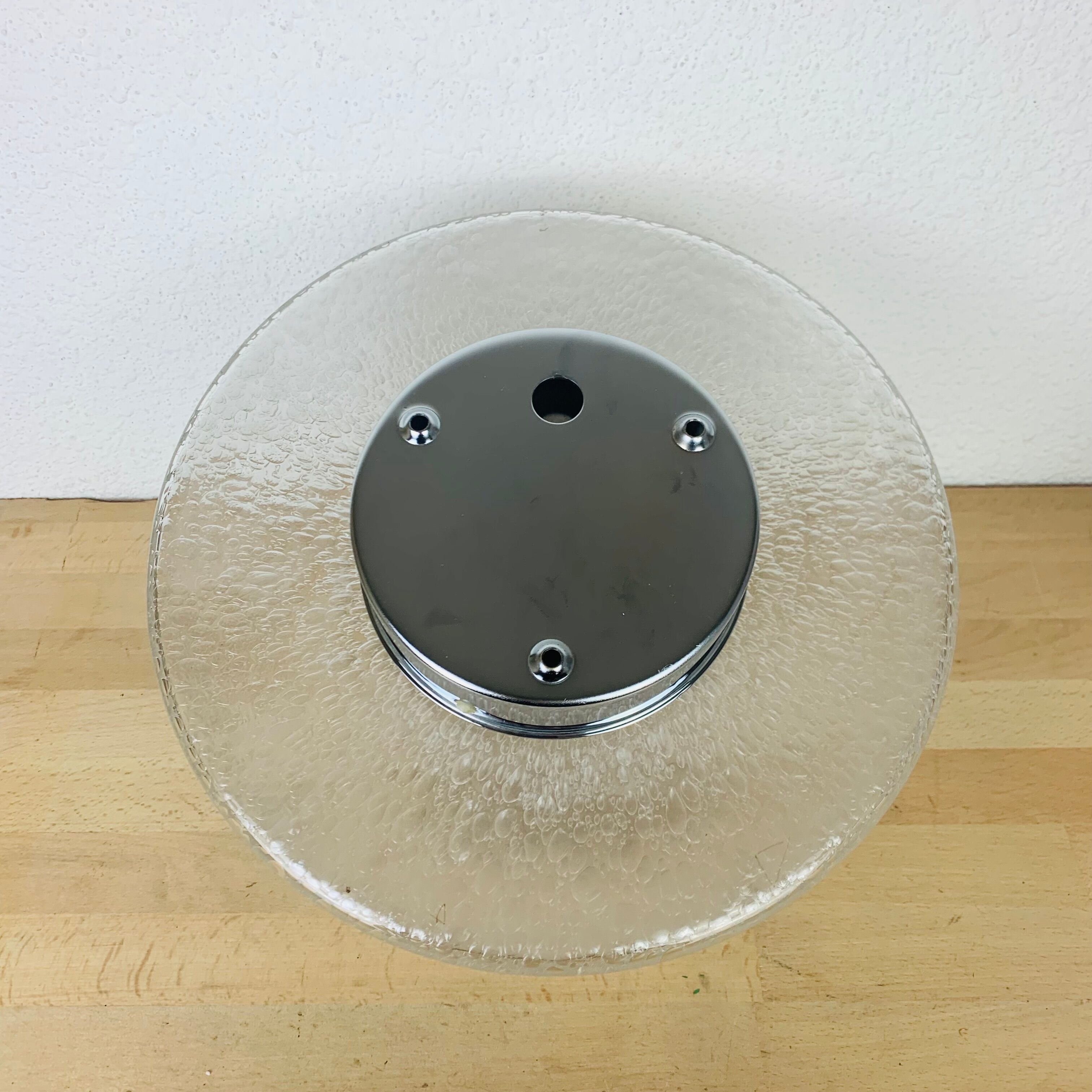 Wall lamp globe Keuco bubble glass space age 70s