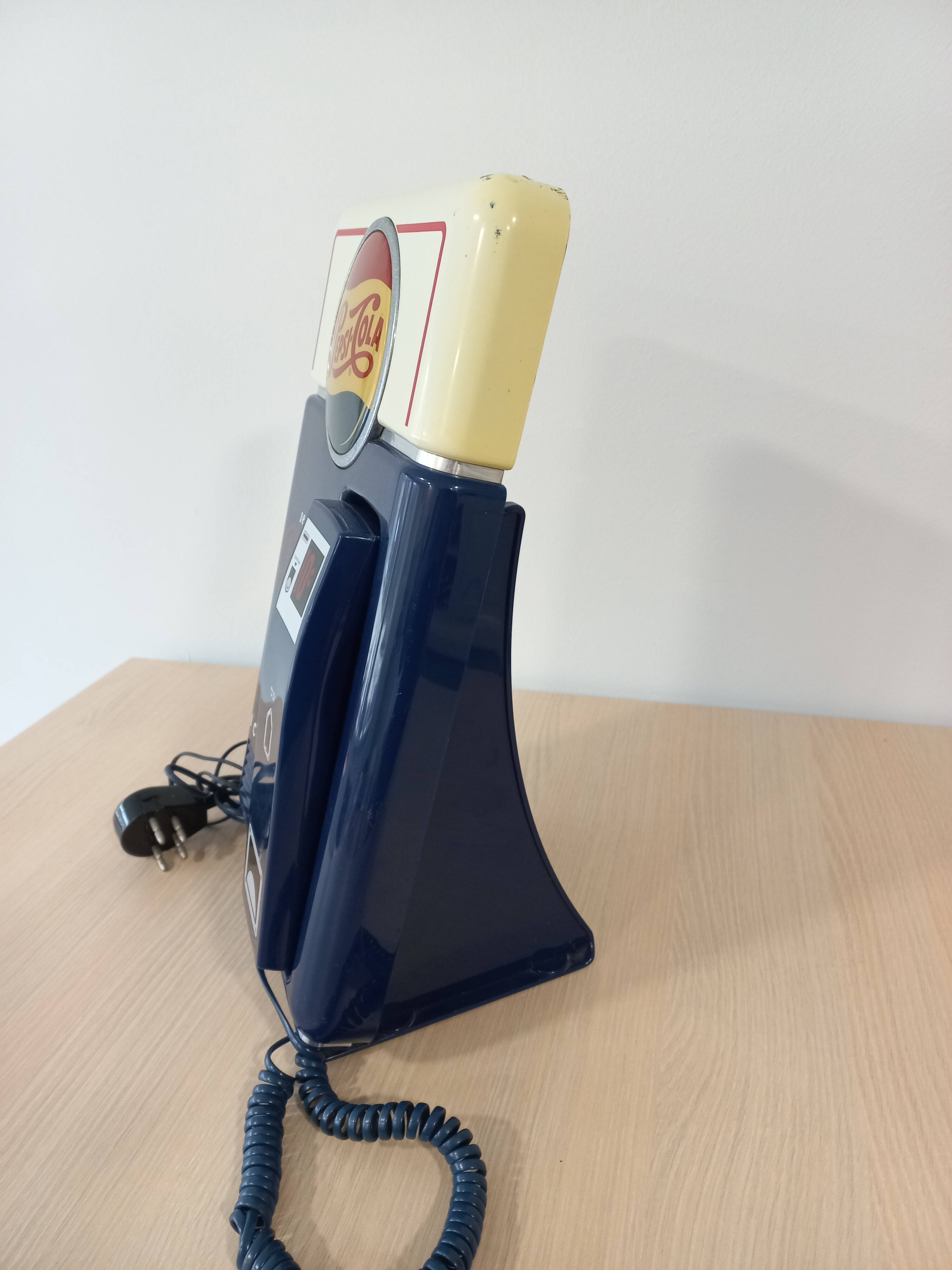 Retro Vintage Pepsi Cola Advertising Wall Telephone