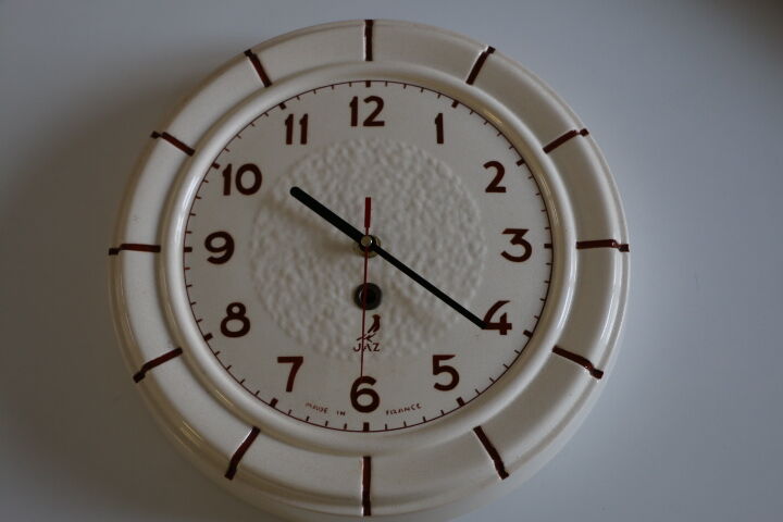 Jazz ceramic wall clock