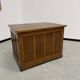 Oak and veneer counter or desk