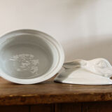 White porcelain rabbit terrine