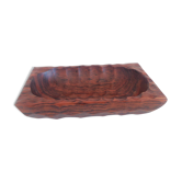 Empty pocket structured wooden Scandinavian style / vintage 60s-70s