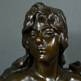 Bronze “Capture”, signed E.Villanis – Late 19th century