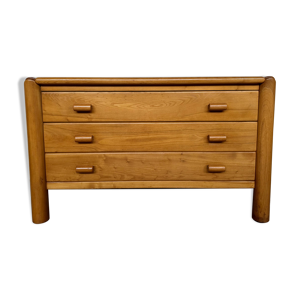 Commode en orme massif