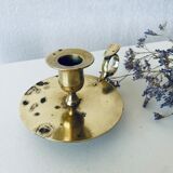 Old candle holder with handle