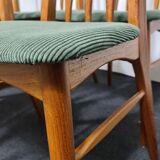 Ensemble vintage de chaises à manger en teck par Niels Koefoed pour Koefoed Hornslet