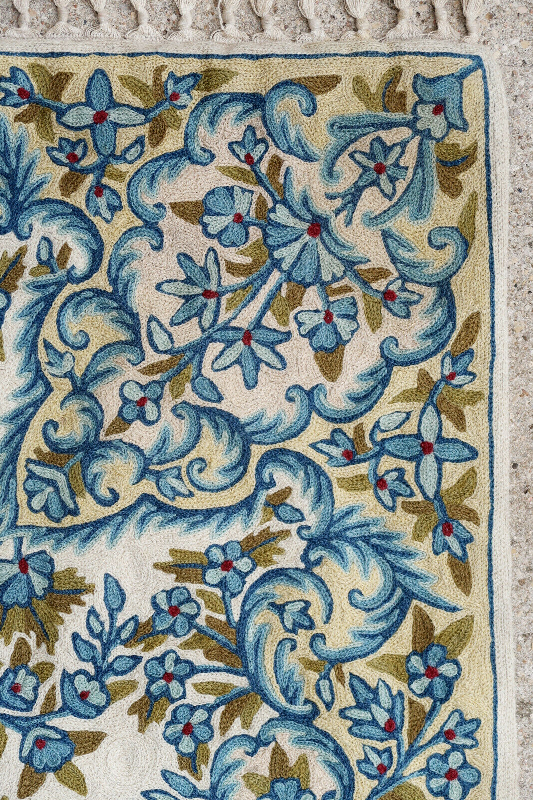 Indian rug Kashmir 1970