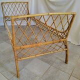 Rattan bed