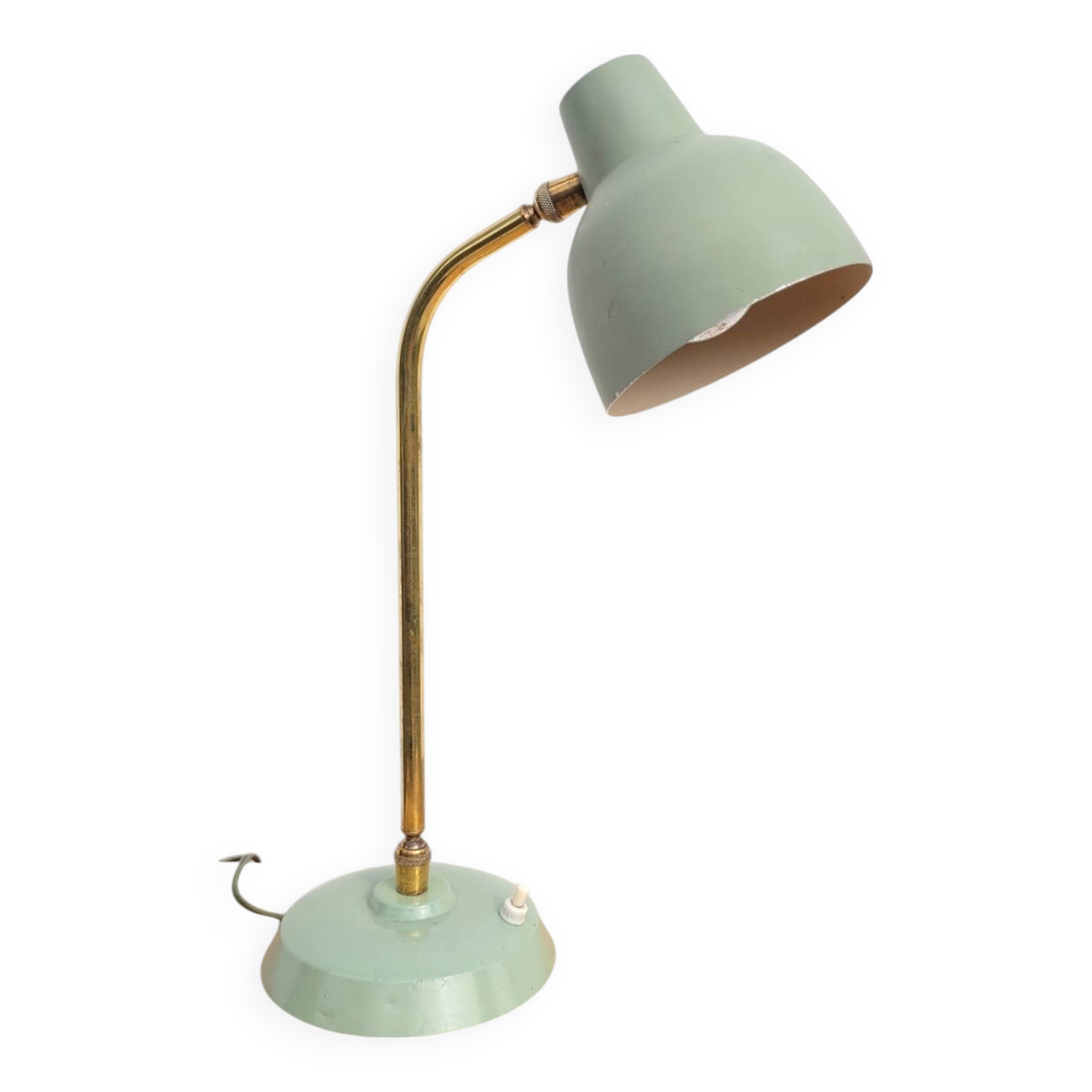 Linden green articulated lamp circa 1960