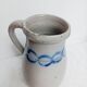 Jug, blue stoneware vase