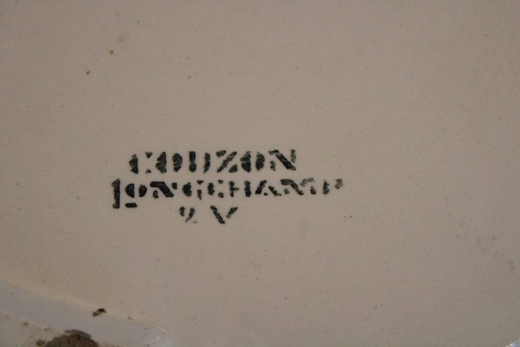 2 COUZON porcelain trivets LONGCHAMP range
