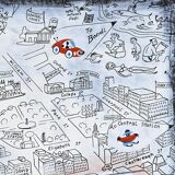 Enamelled coffee table by Bernard Hesling, Sydney, circa 1970