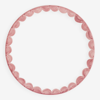 Set of 2 pink dessert plates