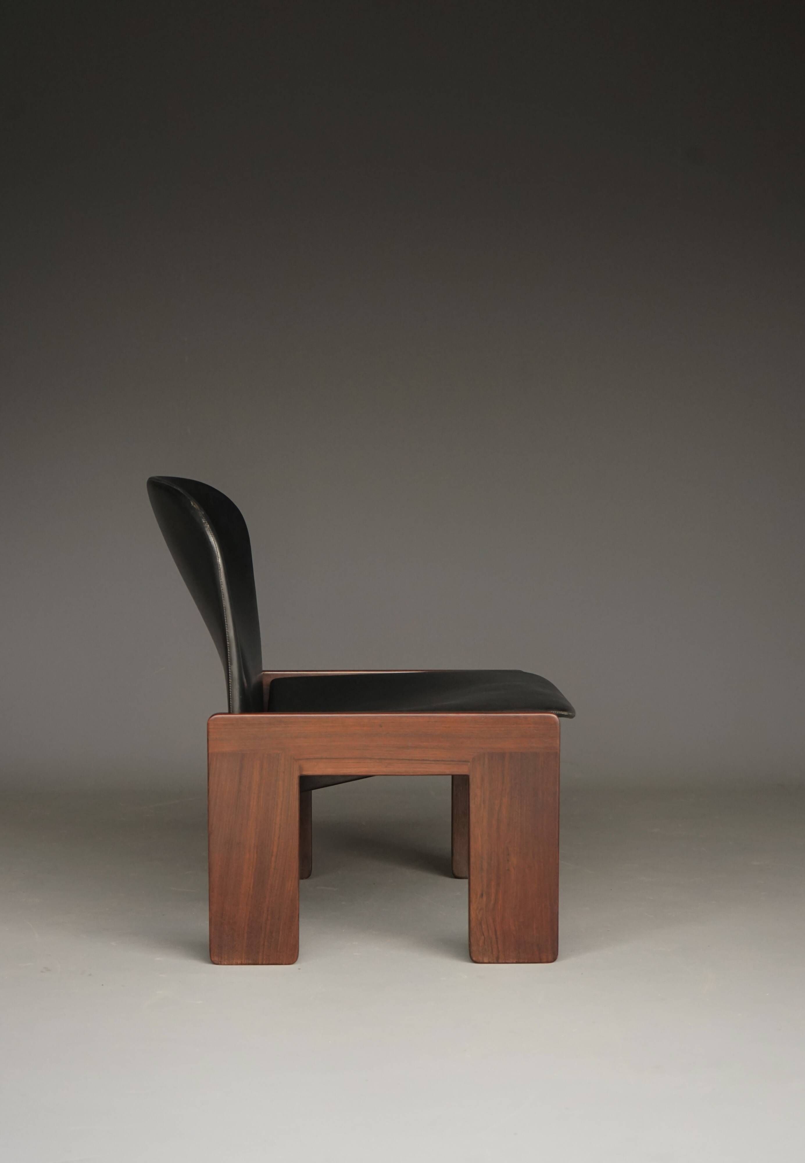 Ensemble de chaises Easy 925 par Afra et Tobia Scarpa pour Cassina, 1966