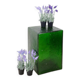 Translucent bottle green acrylic base