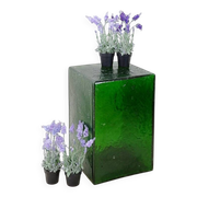 Translucent bottle green acrylic base