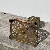 Bougeoir Victorien en bronze doré