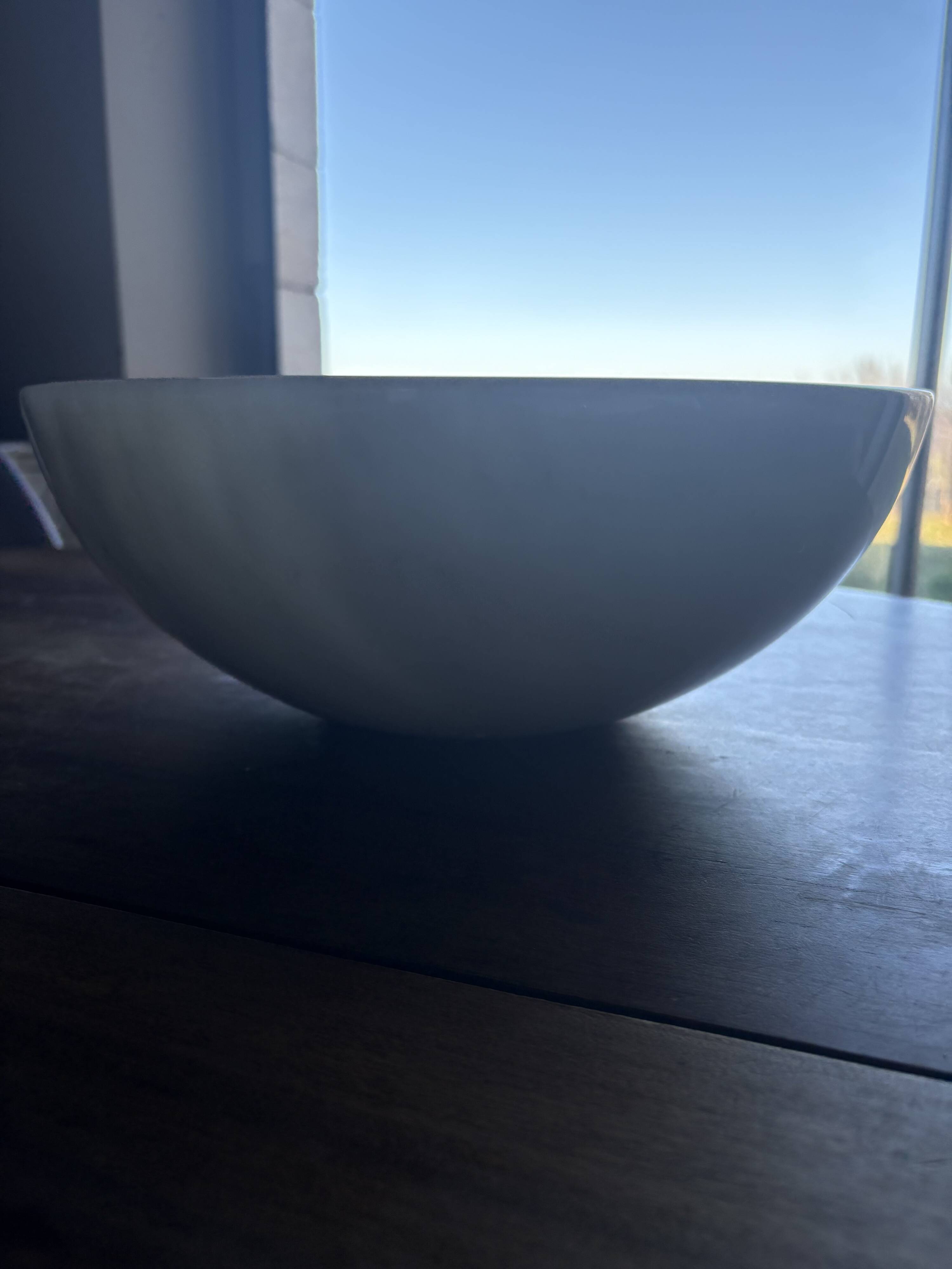 Fruit bowl - white marble