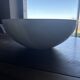 Fruit bowl - white marble