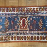 Vintage polychrome wool rug