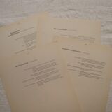 Set of 4 Geigy botanical boards