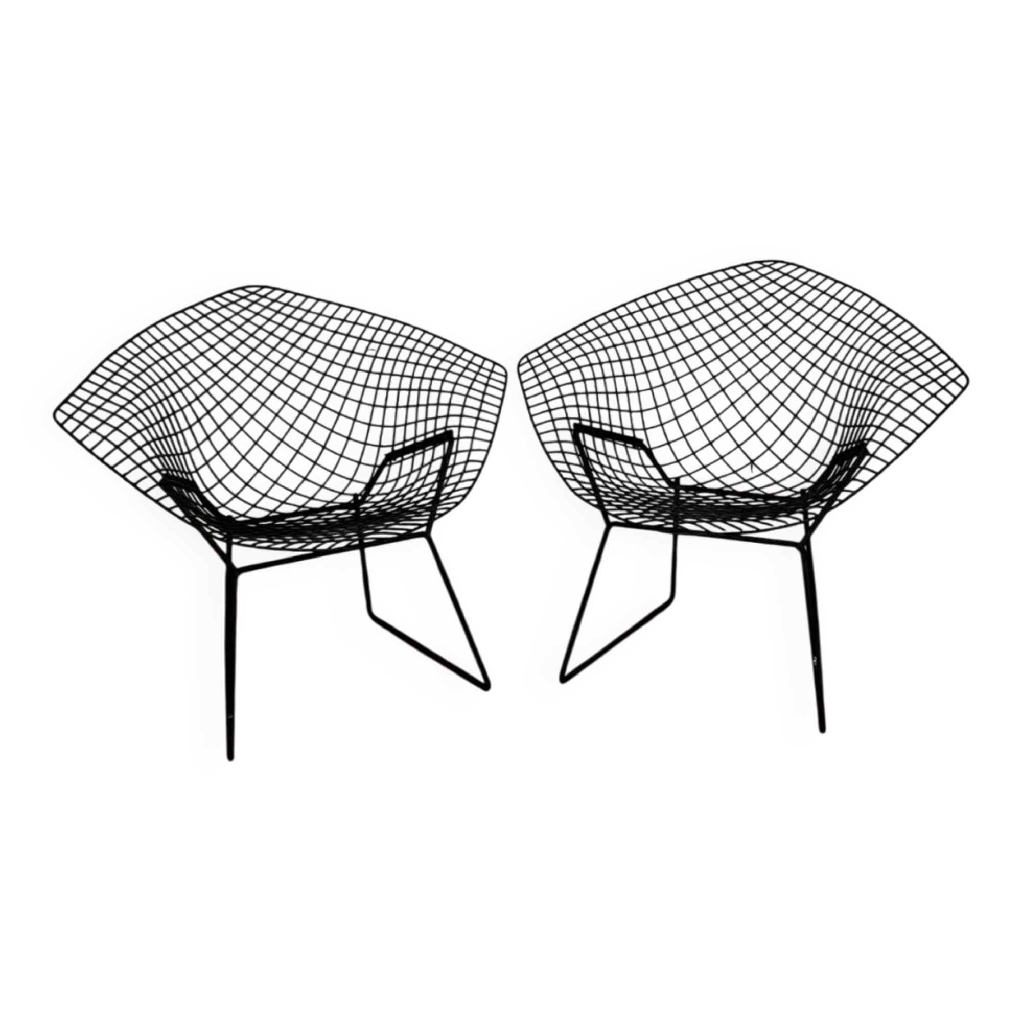 Pair of Harry Bertoia armchairs