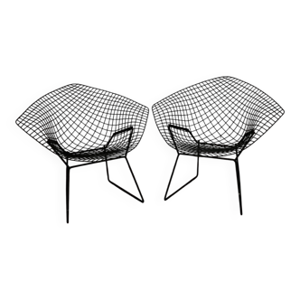Pair of Harry Bertoia armchairs