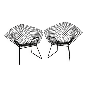 Pair of Harry Bertoia armchairs