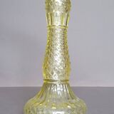 Bougeoir en verre coloré joaune soleil