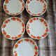 5 vintage deep plates Moulin des Loups