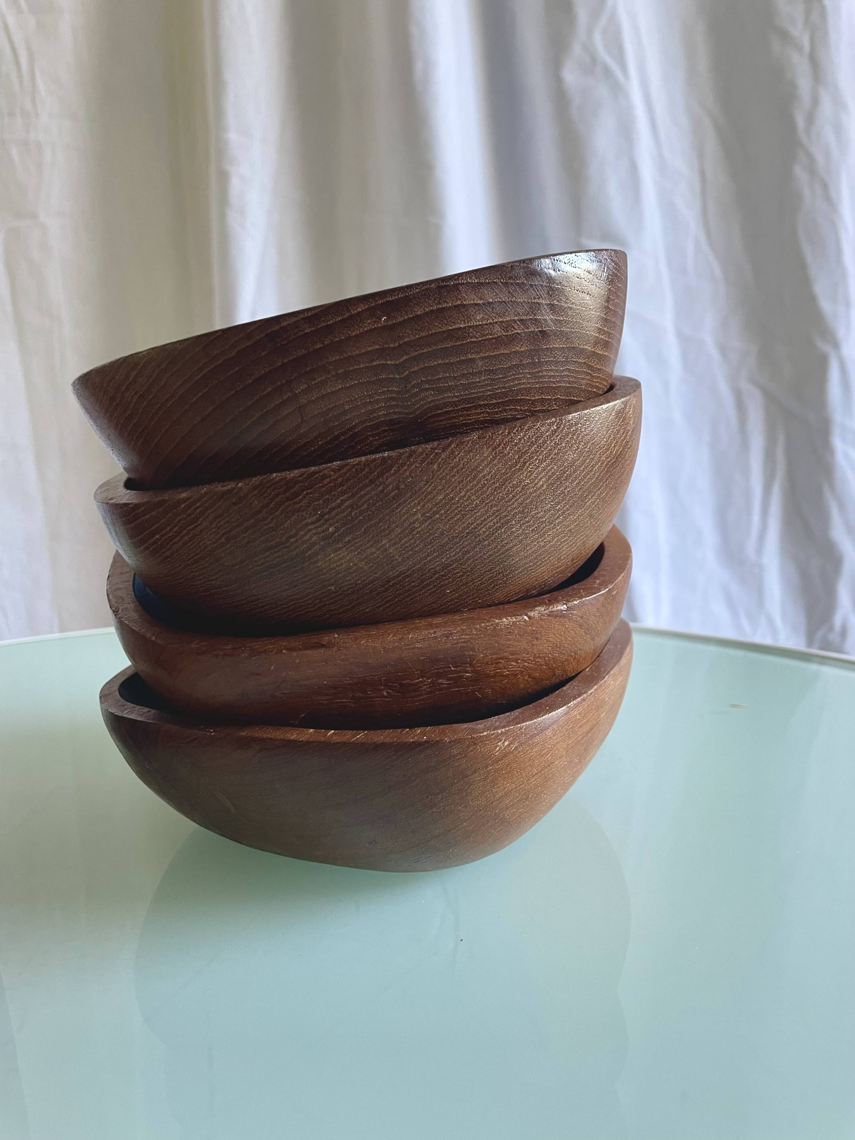 Scandinavian vintage teak tableware