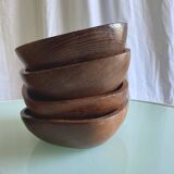 Scandinavian vintage teak tableware