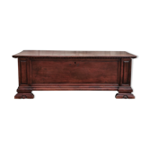 Old walnut chest of drawers, late nineteenth century