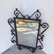 Brutalist wrought iron mirror 1940
