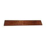 Sculpted walnut front