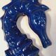 Pair of ceramic seahorses